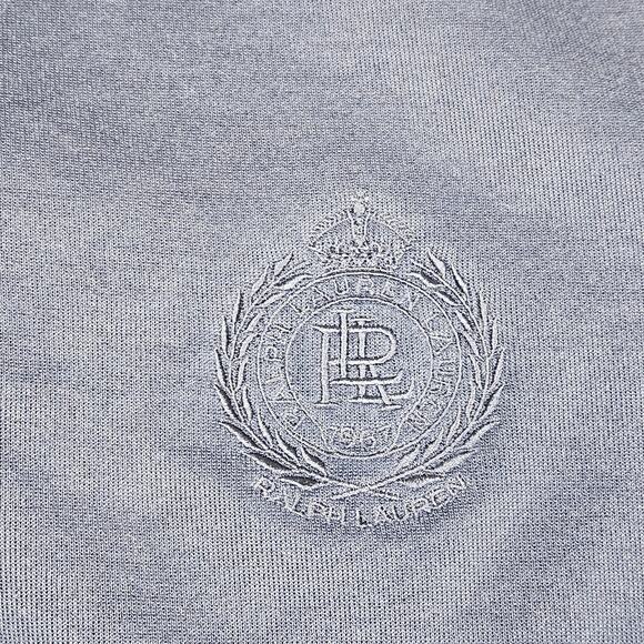 Lauren Ralph Lauren Active Track Jacket XL Navy Neon Green Full Zip Cotton - Picture 3 of 8